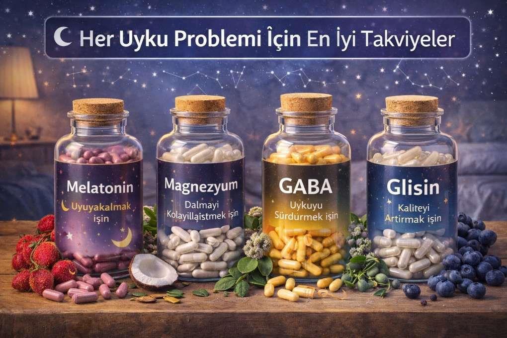 Her Uyku Problemi İçin En İyi Takviyeler