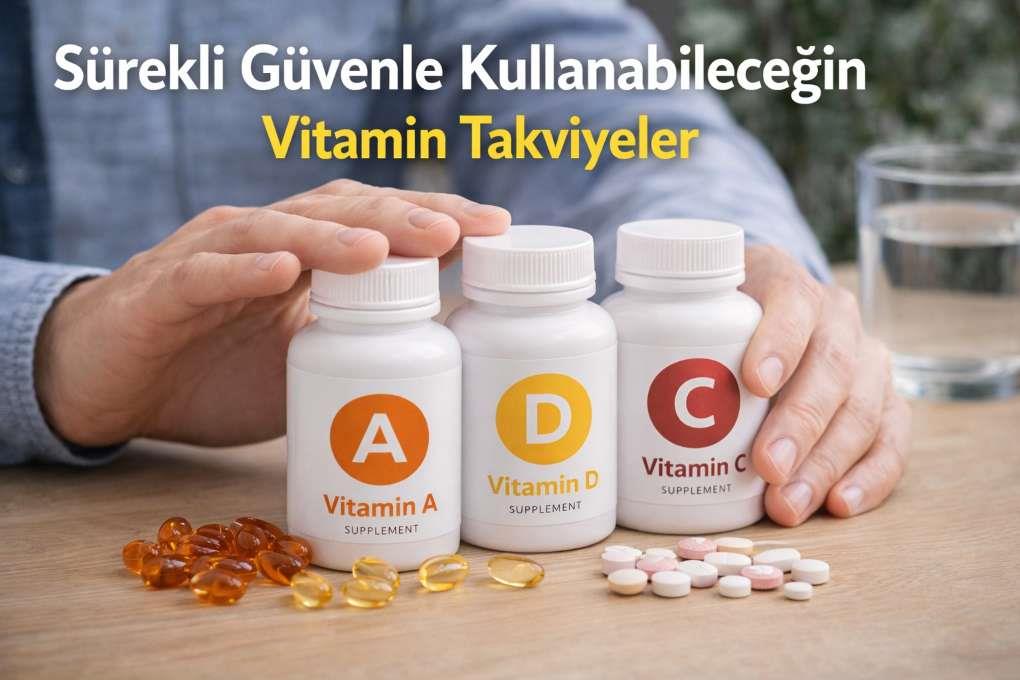 Sürekli Güvenle Kullanabileceğin Vitamin Takviyeleri